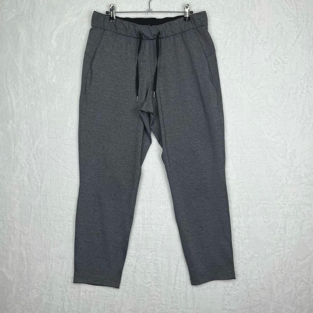 Lululemon On The Fly Pant  27" Size 8‎ Heathered Black (Gray)